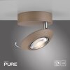 Illuminazione Paul Neuhaus Oculis Plafoniera LED Bronzo, 1-Luce