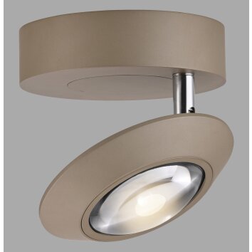 Illuminazione Paul Neuhaus Oculis Plafoniera LED Bronzo, 1-Luce