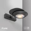 Illuminazione Paul Neuhaus Oculis Applique LED Nero, 2-Luci
