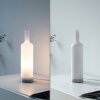 Illuminazione Leuchten Direkt BOTTLE Lampada da tavolo LED Argento, 1-Luce