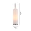 Illuminazione Leuchten Direkt BOTTLE Lampada da tavolo LED Argento, 1-Luce