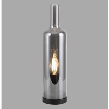 Illuminazione Leuchten Direkt BOTTLE Lampada da tavolo LED Nero, 1-Luce