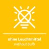 Illuminazione Leuchten Direkt BOTTLE Lampada da tavolo LED Ottone, 1-Luce
