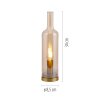 Illuminazione Leuchten Direkt BOTTLE Lampada da tavolo LED Ottone, 1-Luce