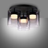 Illuminazione Leuchten Direkt ELIO Plafoniera LED Nero, 3-Luci