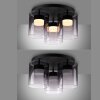 Illuminazione Leuchten Direkt ELIO Plafoniera LED Nero, 3-Luci
