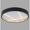 Illuminazione Leuchten Direkt MIKADO Plafoniera LED Nero, 1-Luce