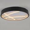 Illuminazione Leuchten Direkt MIKADO Plafoniera LED Nero, 1-Luce
