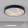 Illuminazione Leuchten Direkt MIKADO Plafoniera LED Nero, 1-Luce
