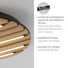 Illuminazione Leuchten Direkt AKUSTIK Plafoniera LED Marrone, Nero, 1-Luce