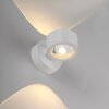 Illuminazione Leuchten Direkt AKKU-CHIA Applique LED Bianco, 2-Luci, Telecomando