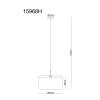 Illuminazione Globo Lighting Deleon Lampadario a sospensione Cromo, Sabbia, 1-Luce