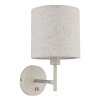 Illuminazione Globo Lighting Deleon Applique Cromo, Sabbia, 1-Luce