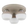 Illuminazione Globo Lighting Ragusa Plafoniera Cromo, Bianco, 3-Luci