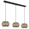 Illuminazione Globo Lighting Bambora Lampadario a sospensione LED Nero, 1-Luce
