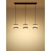 Illuminazione Globo Lighting Bambora Lampadario a sospensione LED Nero, 1-Luce