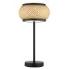 Illuminazione Globo Lighting Bambora Lampada da tavolo LED Nero, 1-Luce