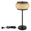 Illuminazione Globo Lighting Bambora Lampada da tavolo LED Nero, 1-Luce