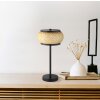 Illuminazione Globo Lighting Bambora Lampada da tavolo LED Nero, 1-Luce