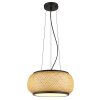 Illuminazione Globo Lighting Bambora Lampadario a sospensione LED Nero, 1-Luce