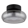 Illuminazione Globo Lighting Carlene Plafoniera LED Nero, 1-Luce