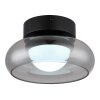 Illuminazione Globo Lighting Carlene Plafoniera LED Nero, 1-Luce