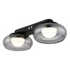 Illuminazione Globo Lighting Carlene Plafoniera LED Nero, 1-Luce
