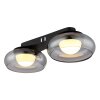 Illuminazione Globo Lighting Carlene Plafoniera LED Nero, 1-Luce