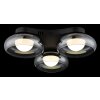 Illuminazione Globo Lighting Carlene Plafoniera LED Nero, 1-Luce