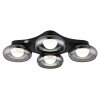 Illuminazione Globo Lighting Carlene Plafoniera LED Nero, 1-Luce