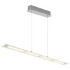 Illuminazione Globo Lighting Novak Lampadario a sospensione LED Nichel opaco, 1-Luce