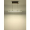 Illuminazione Globo Lighting Novak Lampadario a sospensione LED Nichel opaco, 1-Luce