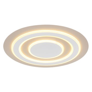 Illuminazione Globo Lighting Jayden Plafoniera LED Sabbia, Bianco, 1-Luce