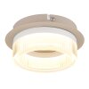 Illuminazione Globo Lighting Zara Plafoniera LED Sabbia, Bianco, 1-Luce