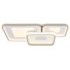 Illuminazione Globo Lighting Mosaiko Plafoniera LED Sabbia, Bianco, 1-Luce, Telecomando