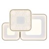 Illuminazione Globo Lighting Mosaiko Plafoniera LED Sabbia, Bianco, 1-Luce, Telecomando
