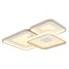 Illuminazione Globo Lighting Mosaiko Plafoniera LED Sabbia, Bianco, 1-Luce, Telecomando