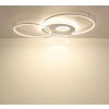 Illuminazione Globo Lighting Invertina Plafoniera LED Bianco, 1-Luce, Telecomando