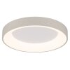 Illuminazione Globo Lighting Gallegos Plafoniera LED Sabbia, 1-Luce, Telecomando