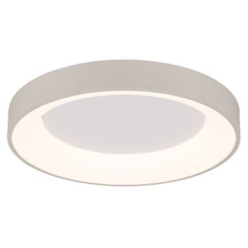 Illuminazione Globo Lighting Gallegos Plafoniera LED Sabbia, 1-Luce, Telecomando