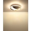 Illuminazione Globo Lighting Constance Plafoniera LED Cromo, Nero, 1-Luce