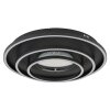 Illuminazione Globo Lighting Lawanda Plafoniera LED Nero, 1-Luce