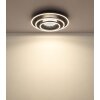 Illuminazione Globo Lighting Lawanda Plafoniera LED Nero, 1-Luce