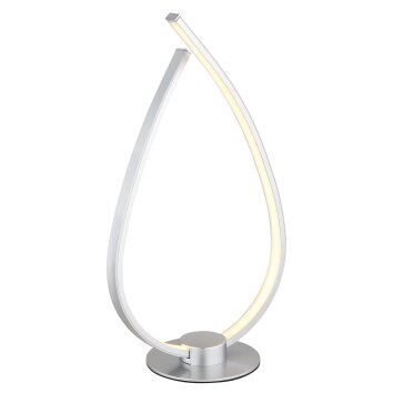 Illuminazione Globo Lighting Trina Lampada da tavolo LED Argento, 1-Luce