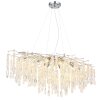 Illuminazione Globo Lighting Kinga Lampadario a corona Argento, 12-Luci