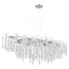Illuminazione Globo Lighting Kinga Lampadario a corona Argento, 14-Luci