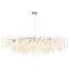 Illuminazione Globo Lighting Kinga Lampadario a corona Argento, 14-Luci