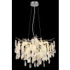 Illuminazione Globo Lighting Kinga Lampadario a corona Argento, 8-Luci