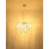 Illuminazione Globo Lighting Kinga Lampadario a corona Argento, 8-Luci