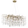 Illuminazione Globo Lighting Gloria Lampadario a corona Oro, 10-Luci